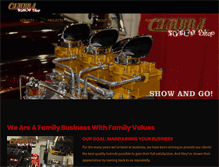 Tablet Screenshot of cambraspeedshop.com